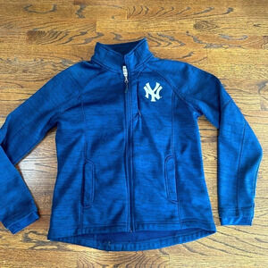 New York Yankees Women's Strike Full-Zip Track Jacket  Size Larg G0778